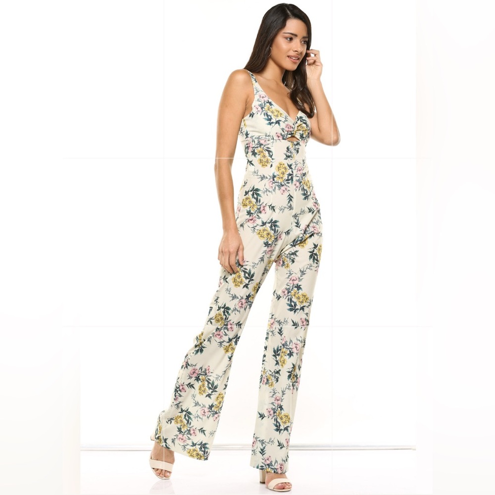 ZARA Floral Jumpsuit - Medium